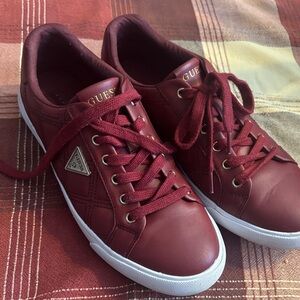 GUESS Women's Deep Red Sneakers